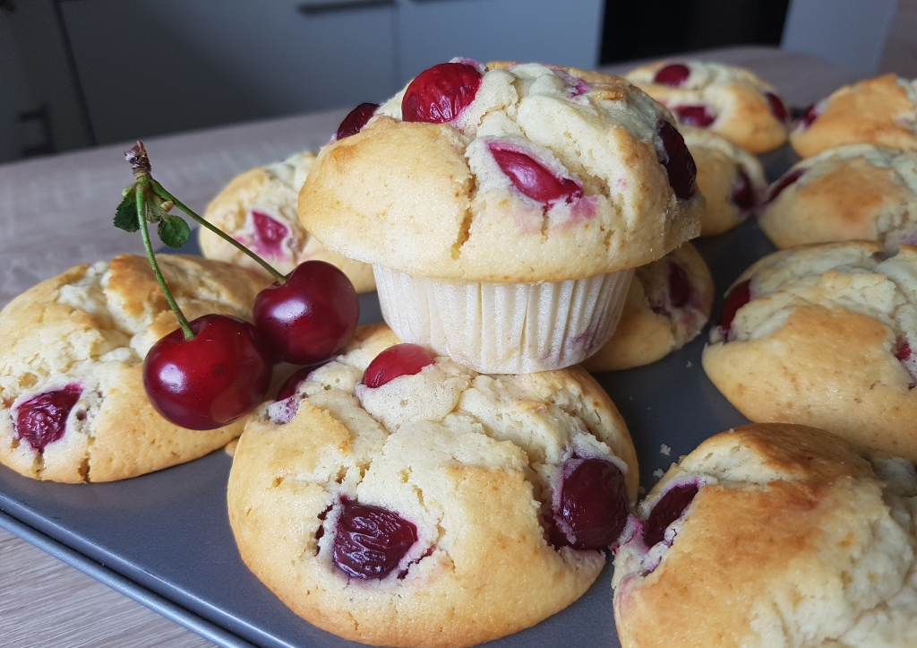 Sauerkirsch-Muffins