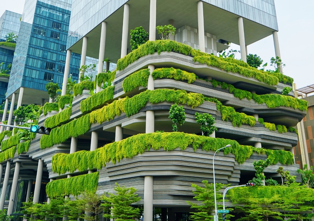 Urban Gardening, Vertical Green, Parkroyal, Singapore, Singapur